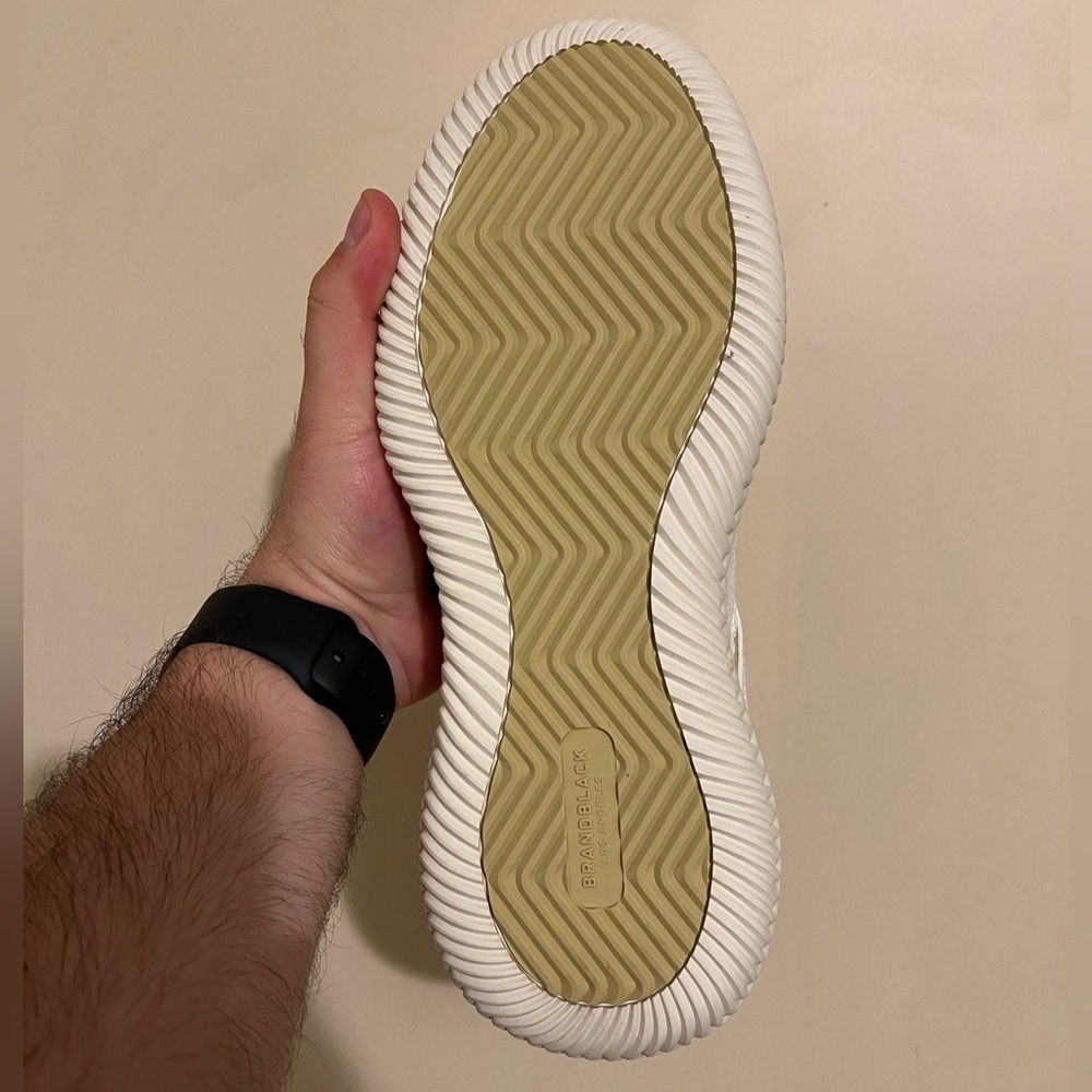 NIB Brandblack Green and Cream Sneakers - Picture 5 of 7